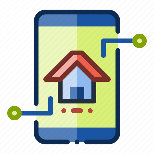 Smartphone, smart, home, technology, house icon - Download on Iconfinder