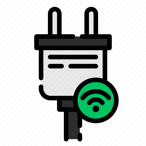 Plug, smart home, smart, internet of things, device, power plug icon - Download on Iconfinder