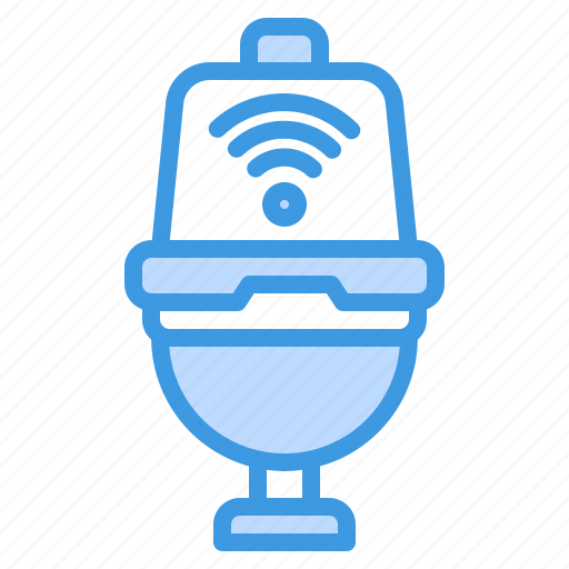 Toilet, wc, home, restroom, smart, technology icon - Download on Iconfinder