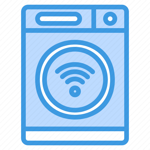 Smart, washing, machine, wash, clothing, laundry, household icon - Download on Iconfinder