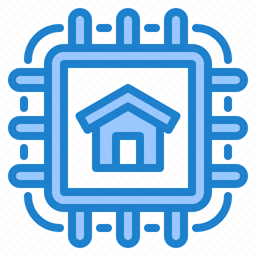 Cpu, processor, smarthome, home, technology icon - Download on Iconfinder