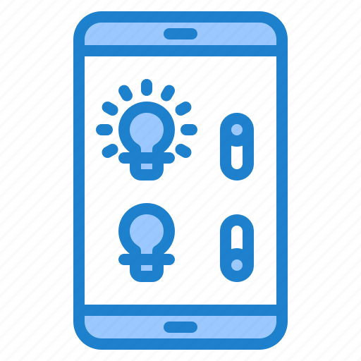 Mobilephone, lightbulb, switch, smartphone, power icon - Download on Iconfinder
