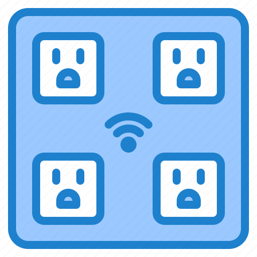 Power, plug, wifi, smarthome, electric icon - Download on Iconfinder