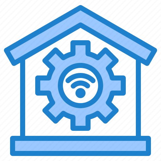 Setting, smarthome, home, gear, wifi icon - Download on Iconfinder