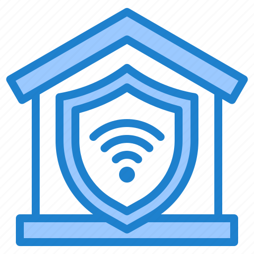 Smarthome, home, protect, wifi, shield icon - Download on Iconfinder