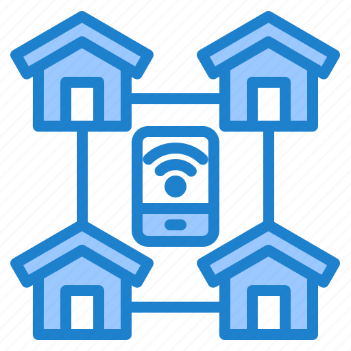 Smarthome, network, wifi, home, mobilephone icon - Download on Iconfinder