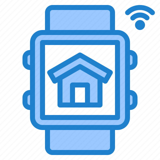 Smartwatch, home, signal, smarthome, wifi icon - Download on Iconfinder