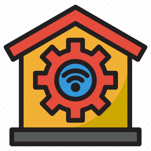 Setting, smarthome, home, gear, wifi icon - Download on Iconfinder