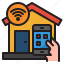 smarthome, home, wifi, mobilephone, house 