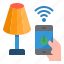 mobilephone, lamp, light, bulb, smarthome, wifi 