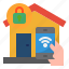 smarthome, lock, wifi, home, mobilephone 