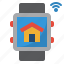 smartwatch, home, signal, smarthome, wifi 