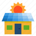 solar, cell, smarthome, home, house, sun 