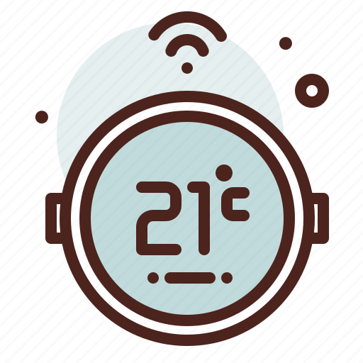 Thermometer, tech, smart, house icon - Download on Iconfinder