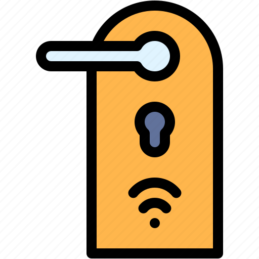 Smart, lock, door, handle, access, security icon - Download on Iconfinder