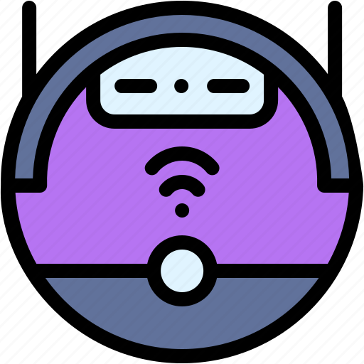 Robot, vacuum, cleaner, technological, cleaning icon - Download on Iconfinder