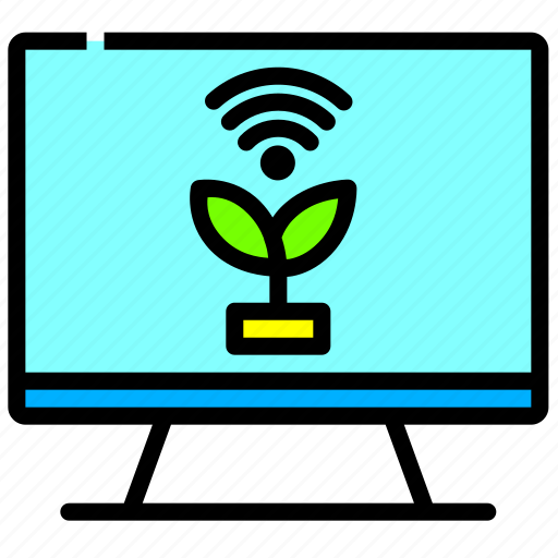 Computer, desktop, ecology, energy, green, monitor, power icon - Download on Iconfinder