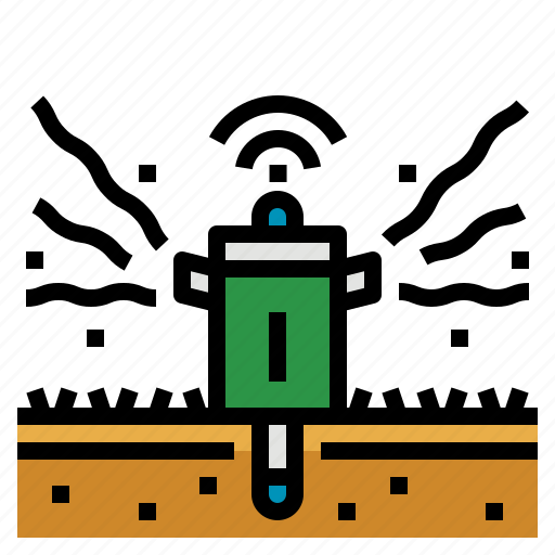 Farm, grass, smart, sprinkler, water icon - Download on Iconfinder
