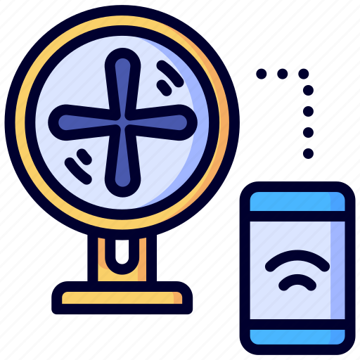 Cooler, fan, smart home, technology icon - Download on Iconfinder