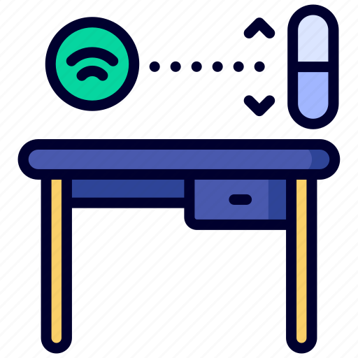 Desk, interior, lifting, smart home icon - Download on Iconfinder