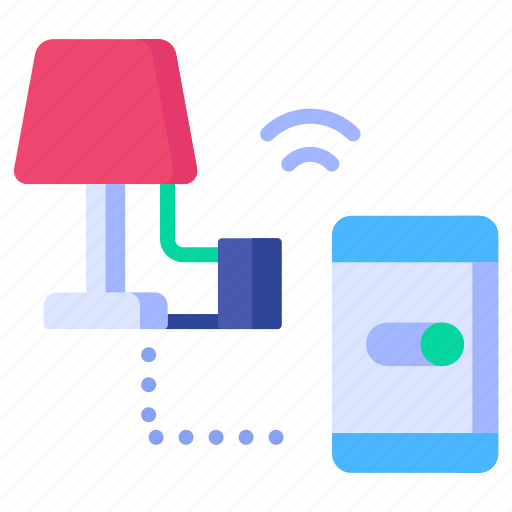 Furniture, interior, lamp, smart home, technology icon - Download on Iconfinder