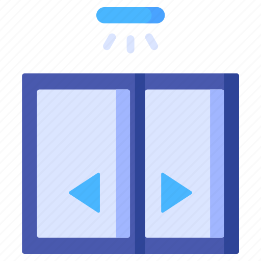 Door, furniture, interior, sliding door, smart home icon - Download on Iconfinder