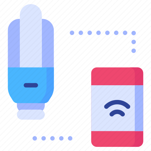 Bulb, lamp, smart home, smart lamp, technology icon - Download on Iconfinder