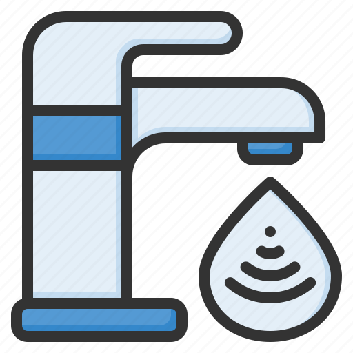 Faucet, water, plumbing, pipe, bathroom, shower icon - Download on Iconfinder