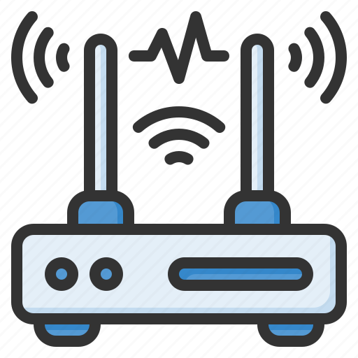 Router, wifi, modem, signal, connection, internet icon - Download on Iconfinder