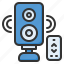 speaker, audio, sound, loudspeaker 