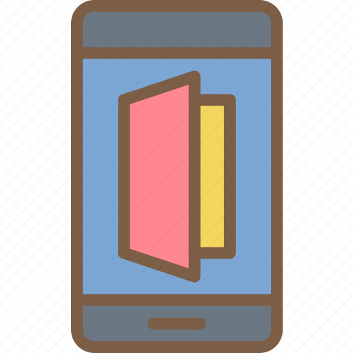 Alert, door, home, mobile, open, smart icon - Download on Iconfinder