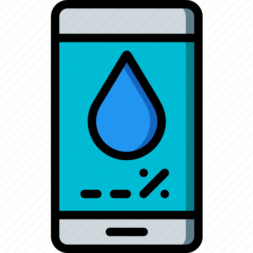 App, home, smart, usage, water icon - Download on Iconfinder