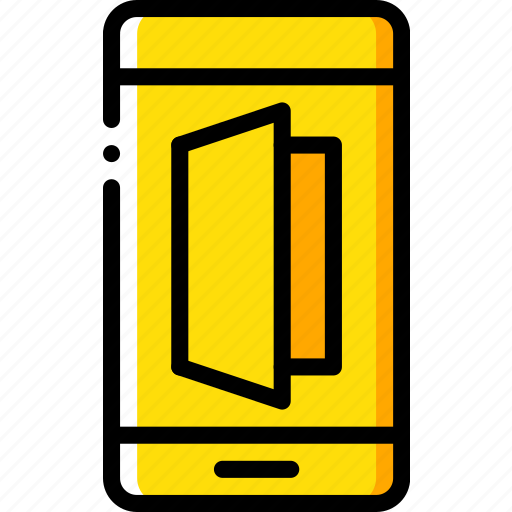 Alert, door, home, mobile, open, smart icon - Download on Iconfinder