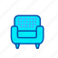 chair, couch, house, smart, sofa icon 