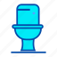 bathroom, clean, house, smart, toilet icon 