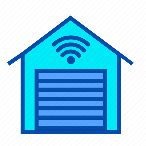 Automatic, car, garage, house, smart, wireless icon icon - Download on Iconfinder