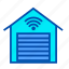 automatic, car, garage, house, smart, wireless icon 