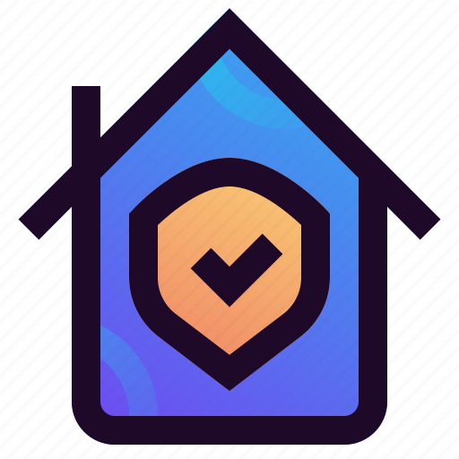 Electronic, house, shield, smart, technology icon - Download on Iconfinder