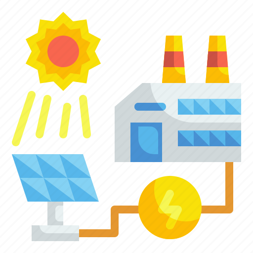 Smart, energy, industry, factory, solar, power, renewable icon - Download on Iconfinder