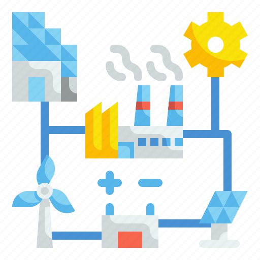 Smart, grid, electrical, manufacturing, industry, energy, controller icon - Download on Iconfinder