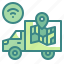 logistic, map, smart, industry, transport, shipment, trucks 