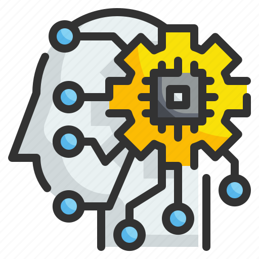 Artificial, intelligence, brain, robot, automaton, futuristic, industry icon - Download on Iconfinder