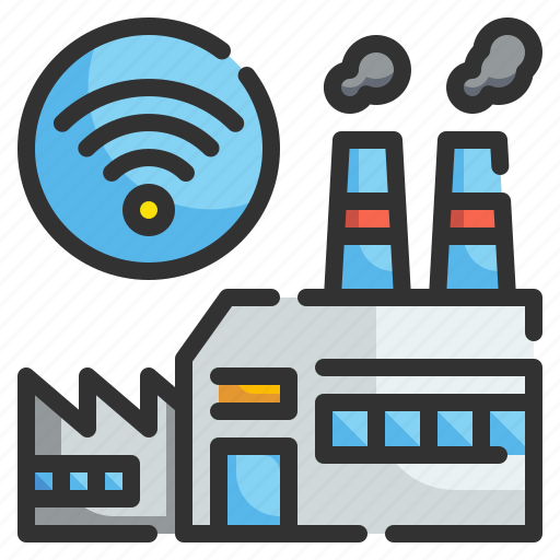 Factory, manufacture, smart, industry, controller, internet, automatic icon - Download on Iconfinder
