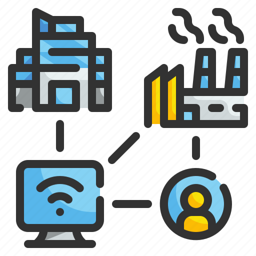 Smart, industry, factory, controller, network, internet of thing icon - Download on Iconfinder