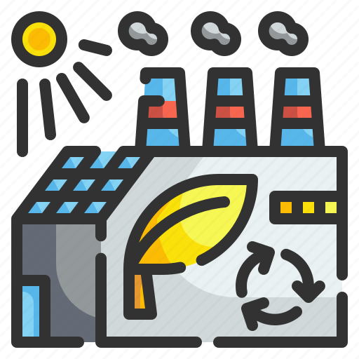 Industry, ecology, smart, environment, energy, factory icon - Download on Iconfinder