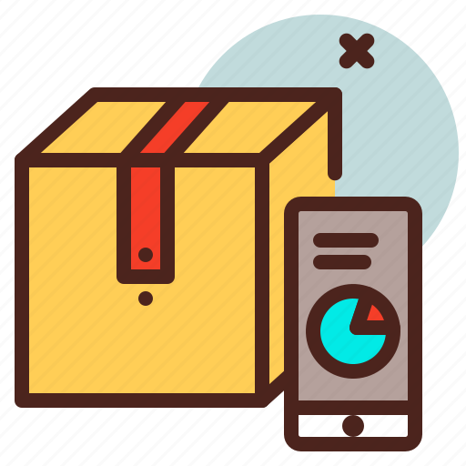 Box, delivery, infographic, stats icon - Download on Iconfinder