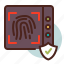 fingerprint, identity, secure 
