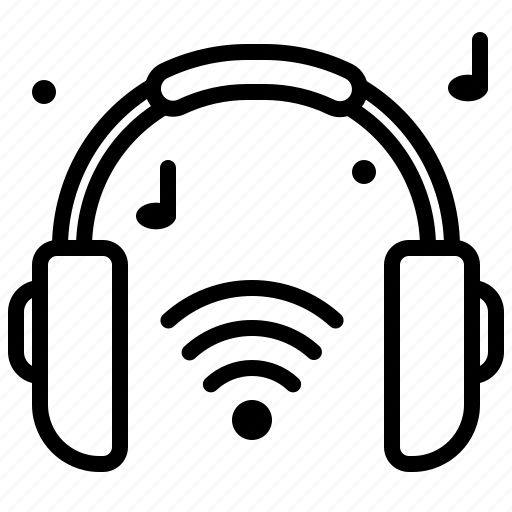 Headphones, music, wifi, wireless icon - Download on Iconfinder