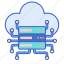 cloud, database, storage 