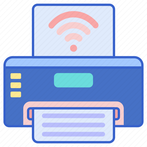 Printer, signal, wifi icon - Download on Iconfinder